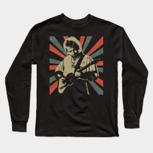 Keith Whitley || Vintage Art Design || Exclusive Art Long Sleeve T-Shirt